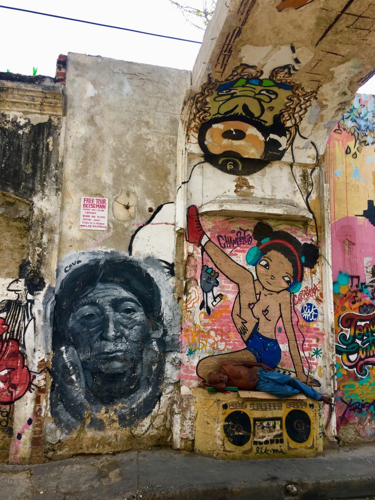 CARTAGENA DE INDIAS: LA SPLENDENTE PORTA DELLE AMERICHE 30 GETSEMANI_MURALES